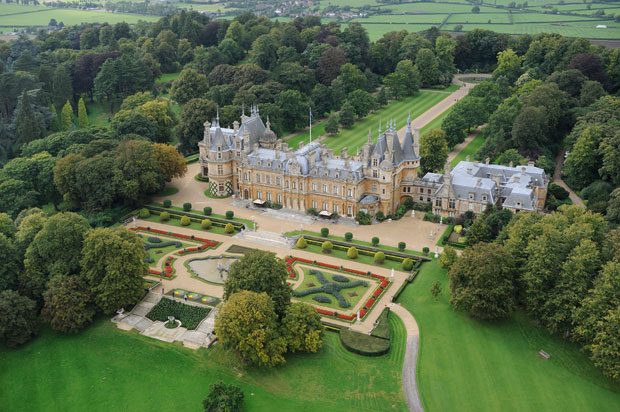 Waddesdon Manor, the French Renaissance-style château built by the Rothschild’s in the 1880s ©Sotheby’s ~ How would you like to maintain this landscaping?